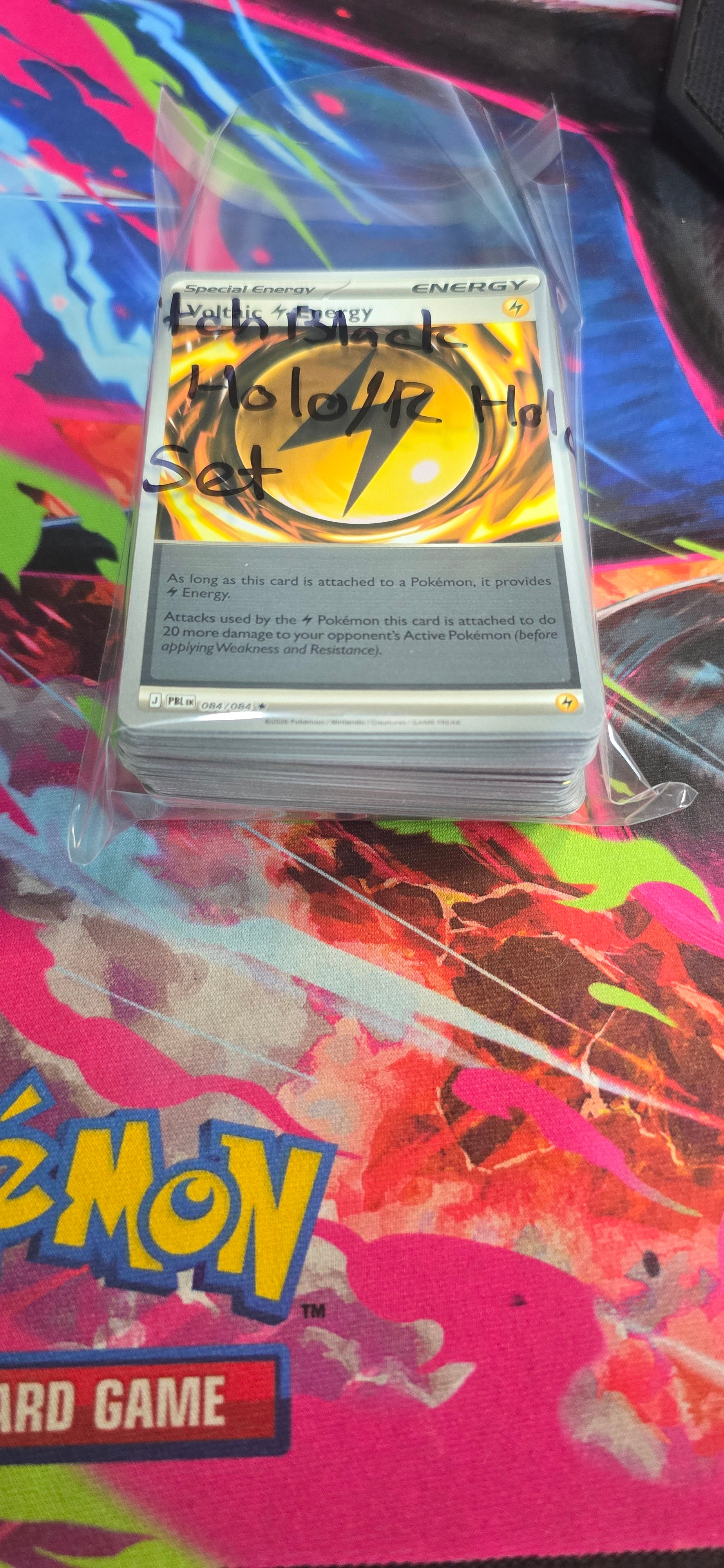 Complete Non Holo, Holo and Reverse Holo Set - Pitch Black
